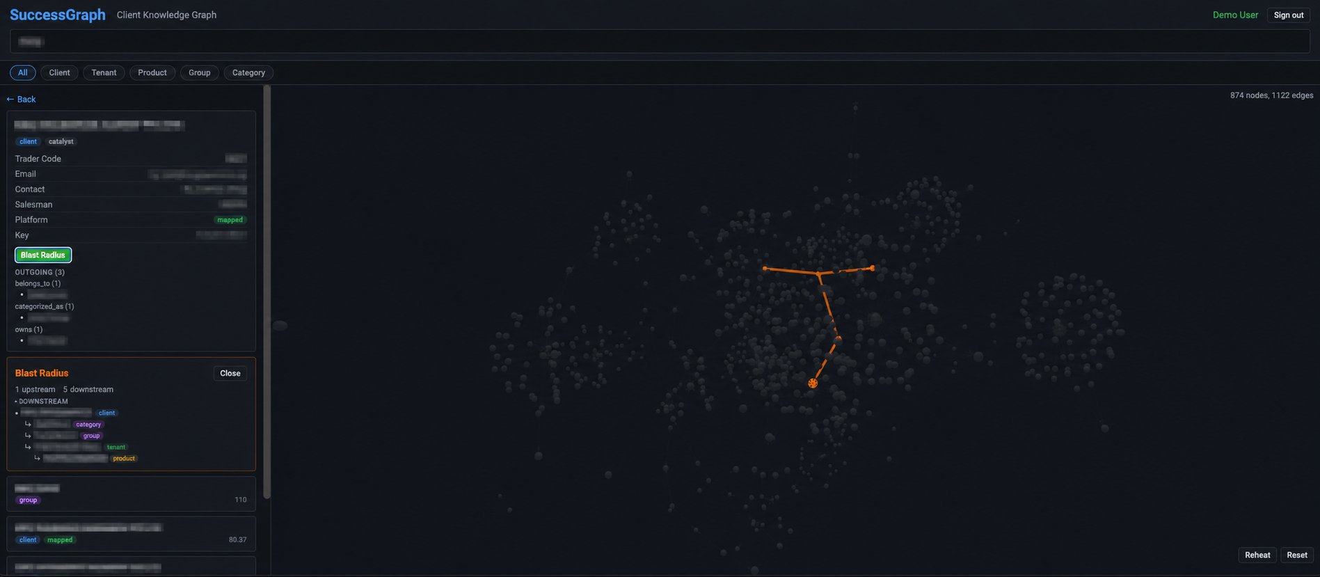 Public-safe SuccessGraph customer map